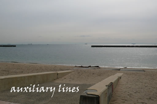 2012年2月10日の須磨の海(海岸)